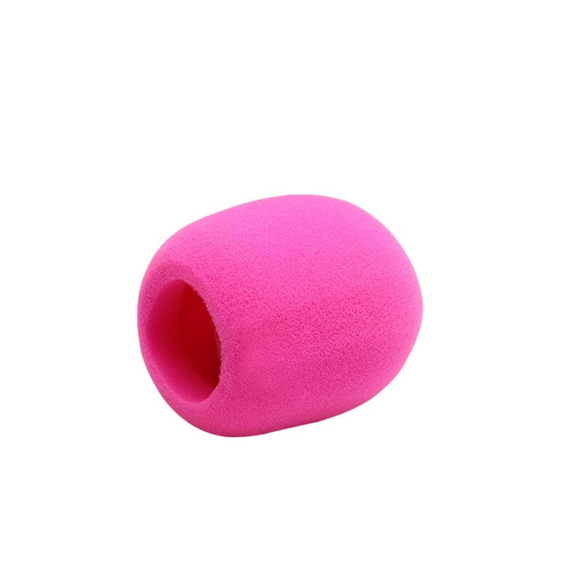 Fielect 5Pcs Microphone Cover Foam Mic Cover Handheld Microphone Windscreen Shield Protection Micro Foam Filter Pink for KTV Broadcasting - Image 5